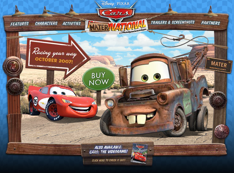 Cars mater national wii game